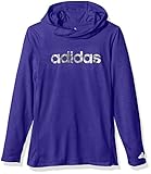 Adidas Little Girls' Performance Hoodie, Energy Ink Heather, 5
