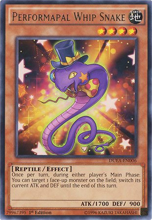 Yu-Gi-Oh! - Performapal Whip Snake (DUEA-EN006) - Duelist Alliance - 1st Edition - Rare