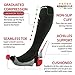 Rymora Compression Socks for Men & Women (Cushioned) (One Pair) (PureBlack) (Small)