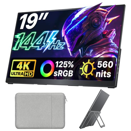 Upperizon 19 inch 4K 144Hz Portable Monitor