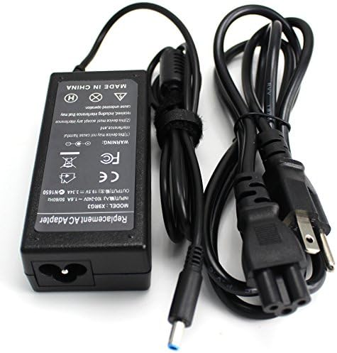 Powerhut 19.5V 3.34A 65W Replacement Charger(Connector:4.5mmx3.0mm) AC Adapter For Dell Ultrabook XPS 12 13 L221X L321X L322X AA45NM131 XPS 13 9343 9333 Inspiron 15 3558 Inspiron 14 7437 Ultrabook
