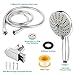 High Pressure Showerhead Handheld Showerheads 5 Spray Settings Body Sprays, Adjustable Shower Head with Hose Easy to Install Detachable Chrome Stainless Steel for Bathroom
