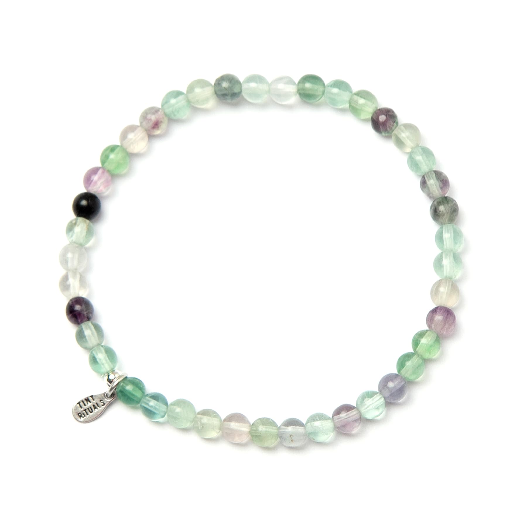 Tiny Rituals Rainbow Fluorite Energy Bracelet