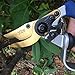 ACE Pruning Shears -Rotating Bypass Titanium Coated Garden Pruners, Secateurs, Scissors with Heavy Duty SK5 Blade. Soft Grip Handle for Everyone. Cushion Grip for Extraordinary Comfort