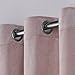 Exclusive Home Velvet Heavyweight Light Filtering Grommet Top Curtain Panel Pair, 54