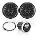 BOSS Audio Systems MCKGB350B.6 Weatherproof Marine Gauge Receiver and Speaker Package - IPX6 Receiver, 6.5 Inch Speakers, Bluetooth Audio, USB, MP3, AM/FM, NOAA Weather Band Tuner, No CD Player primary