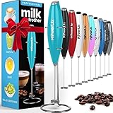 PowerLix Milk Frother Handheld Battery Operated