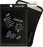 Boogie Board Original 8.5-Inch LCD eWriter Tablet, Black & Boogie Board Sleeve, Black (JSG310001) Bundle