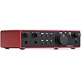 FocusriteScarlett2i24th Gen USB Audio Interface for Recording, Songwriting, Streaming and Podcasting High-Fidelity, Studio Qu
