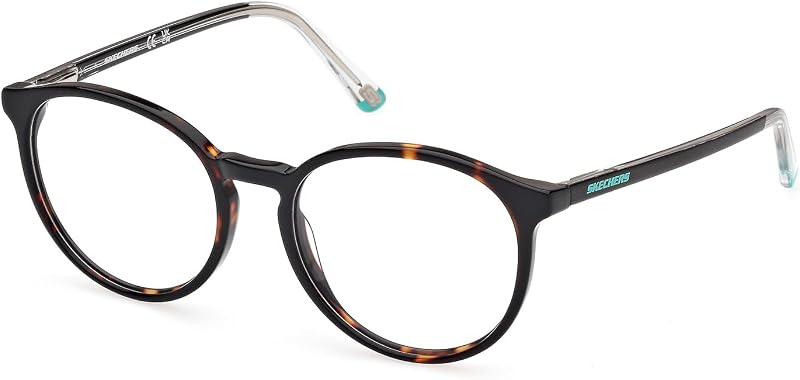 Monturas de gafas graduadas unisex, marrón oscuro, 51 (M)