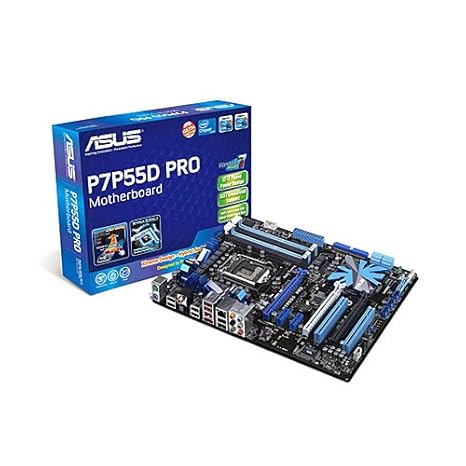 Asus P7P55D Pro Mainboard Sockel Intel 1156 P55+ICH10 DDR3 Speicher ATX