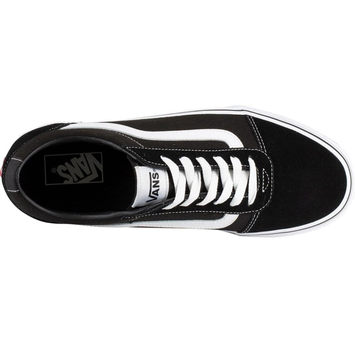 Vans Herren Ward Sneaker Ward Trainers, (SUEDE/CANVAS) BLACK/WHITE, 42 EU