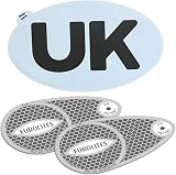 Eurolites Headlight Deflectors UK Car Sticker view 1