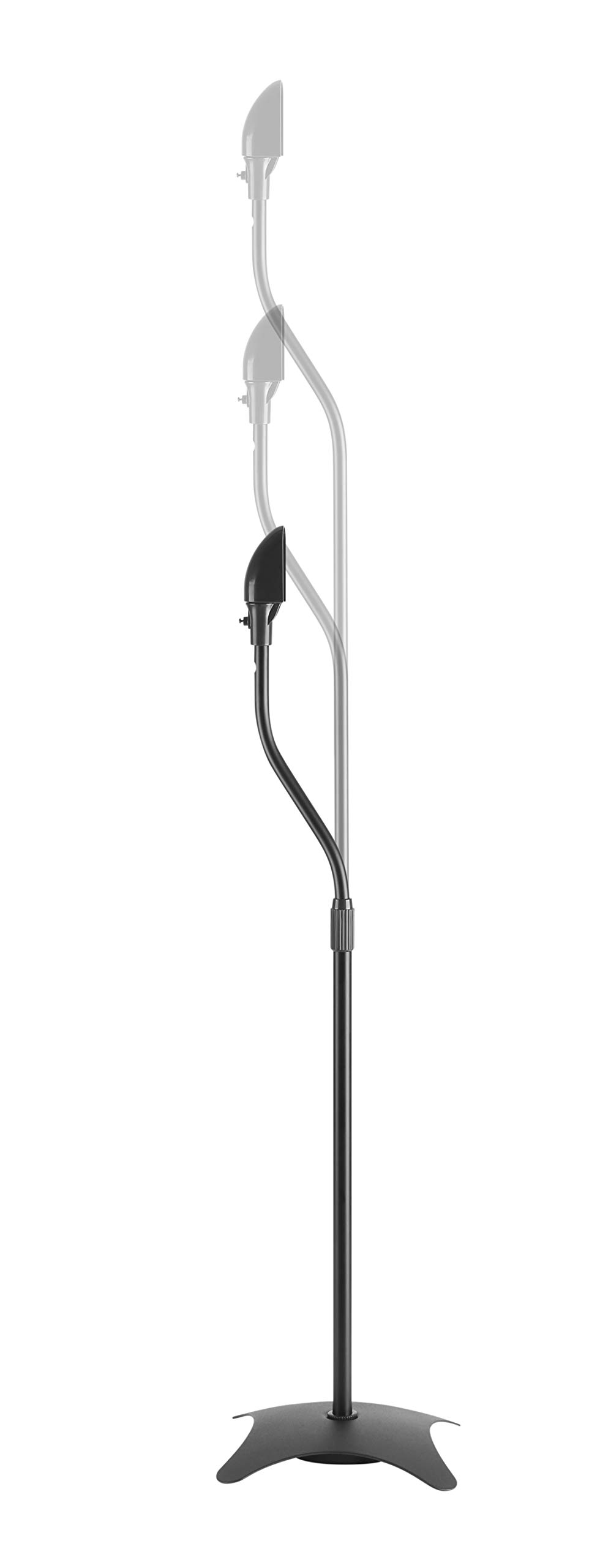 Black Universal Surround Sound Speaker Stands fit Sony, Samsung, LG