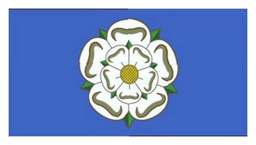 Yorkshire Rose New Design Flag 5ft X 3ft Amazon Co Uk Garden