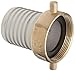 Dixon FAB200 Aluminum Hose Fitting, King Short Shank Suction Coupling with Brass Nut, 2