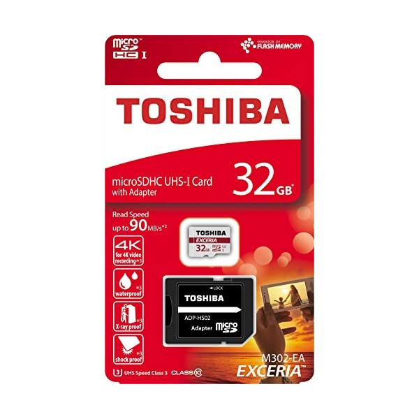 Toshiba EXCERIA M302-EA Micro SDHC 32GB UHS-I Klasse 10 Speicherkarte (bis zu 90MB/s lesen) – Bild 3