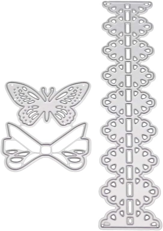 Ponnen Dentelle Papillon En Metal De Decoupe Dies Pochoirs Pour Diy Album De Scrapbooking En Papier Carte Decoration Matrices De Decoupe Scrapbooking