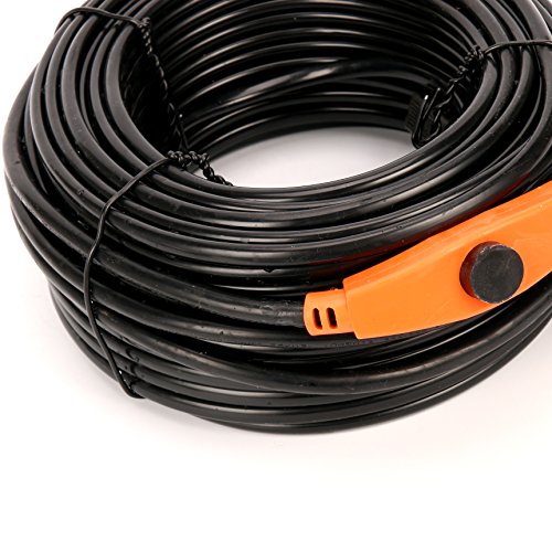 9milelake Heat Roof Gutter DeIcing Ice Snow Melter Cable Tape Kit