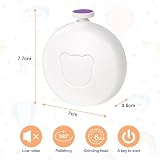 Vicloon 6 in 1 Baby Nail Trimmer Electric Battery Operated White view 2