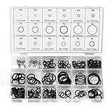 SIENOC 225-Piece O-Ring Washer Seals Assortment Kit Rubber Sealing Washer Air Rubber Hydraulic Tool Set