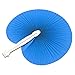 leyouyou520 1 Piece Paper Folding Hand Fan Chinese Party Bag Fillers Wedding Decoration Favor,Blue