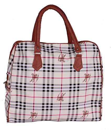 KELLY (BASIC CHECK) DUFFLE HANDHELD MULTI PURPOSE UTILITY 18 INCH/CABIN SIZE.