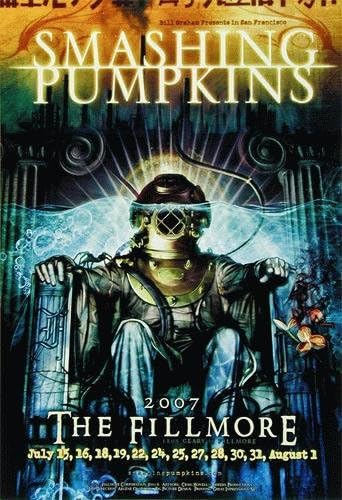 Smashings Pumpkins ~ Fillmore July 2007 ~ Original Venue Poster