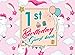 1st Birthday Guest Book: Blank Guest Book Birthday, Guest Sign In Book Blank, Guest Book For Birthday Party, Party Guest Book, Cute Unicorns Cover (Volume 65) by Moito Publishing