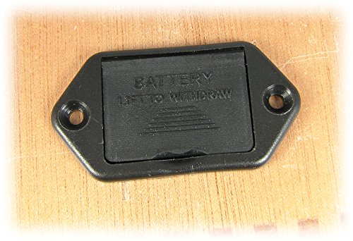 2pc. 9-volt battery Tray - Externally Accessible Panel Mount
