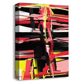 Canvas Wall Art Abstract Beautiful Oil Painting Feature Artwork for Home Prints Framed - 12x18 inches