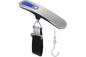TXY Luggage Scale, 50kg/110lb Portable Mini Suitcase Scale Household Digital Display Scale Applied Aircraft Luggage Outdoor Scale Weighing Balance
