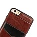 iPhone 6s Case, High Qaulity Crazy Horse Wallet Leather Case For iPhone 6, Leather Case Back Cover for iPhone 6 4.7 inch (Brown)
