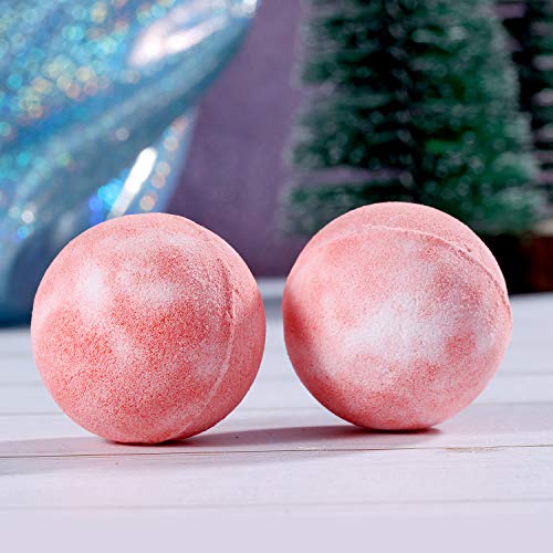 BODY & EARTH Bath and Body Gift Set - 9 Piece of Christmas Bath Gift Sets for Women,Cinnamon Apple Spice with Shower Gel,Body Lotion,Hand Cream,Bath Bomb,Socks and More