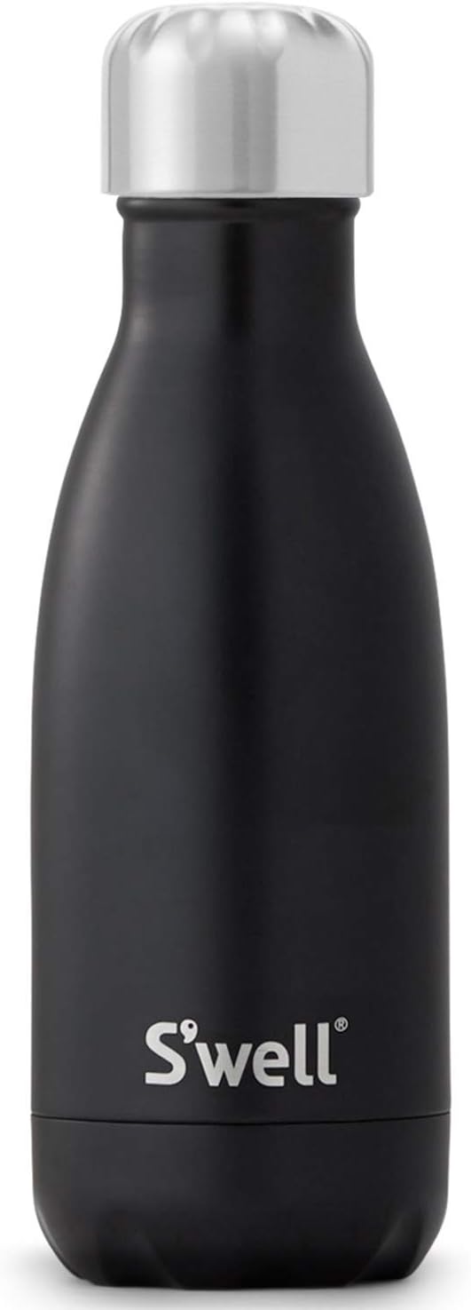 S'well Stainless Steel 9 Fl Oz-London Chimney-Triple Layered Vacuum-Insulated Containers Keeps Drinks Cold for 27 Hours and Hot for 12 - with No Condensation - BPA Free Water Bottle, 9oz