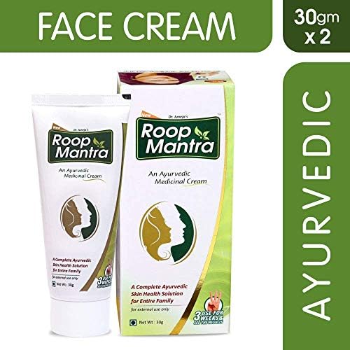 Roop Mantra Ayurvedic Fairness Face Cream, 30g (Pack of 2)