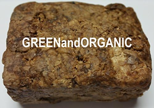 100% Natural Herbal Virgin RAW Organic GREENandORGANIC Pure African Black Soap 60 Lbs Premium Acne Eczema Skin cleanser Unrefined Ghana West Africa Bath Face Body Hair Scalp Dandruff