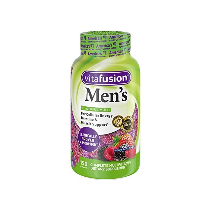 Vitafusion Men's Gummy Vitamins, Multivitamin for Men