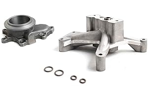 Precision Parts Early '99 Non-EBV Turbocharger Turbo Pedestal w/O-Rings & Exhaust Housing Outlet Compatible with Early 1999 Ford 7.3 Powerstroke Diesel