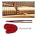 Piano Tuning Kits, UMsky Professional 16 Pieces Piano Tuner Tools Including Piano Tuning Hammer Lever Felt ， Mutes，Tuning Wrench Hammer ，Tuning Fork，Handle Kit Tools and Case for Tuner