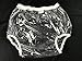 Haian Adult Incontinence Pull-on Plastic Pants Color Glass Clear 3 Pack (Large)