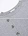 Sweetnight Women's Casual O-Neck Short Sleeve Solid Asymmetrical Pleated T-Shirt Blouse Top Plus Size (XXL, Gray)