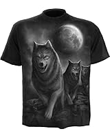 Spiral - Mens - WOLF PACK WRAP - T-Shirt Black - L