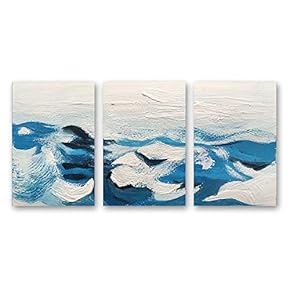 3 Panel Canvas Wall Art Abstract Color Pictures Home Wall Decorations for Bedroom Living Room Paintings Canvas Prints Framed - 16"x24" x 3 Panels
