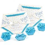The Dirty Diaper Game - Baby Shower Game - Blue (20 Diapers)
