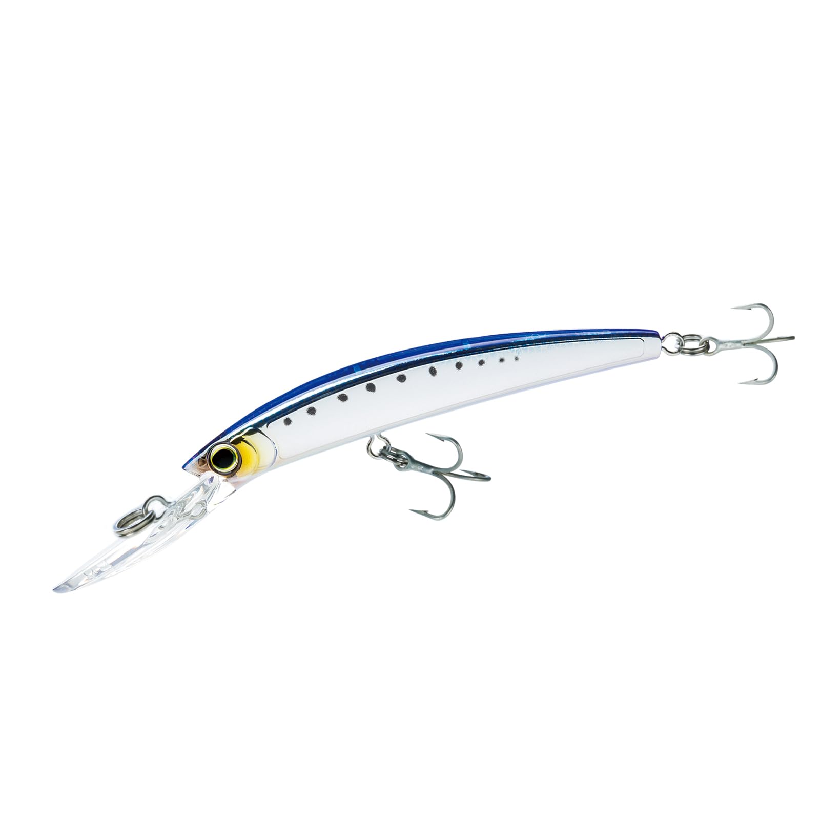 Yo-Zuri Crystal Minnow Deep Diver Lure, Holographic Sardine, 3-1/2-Inch
