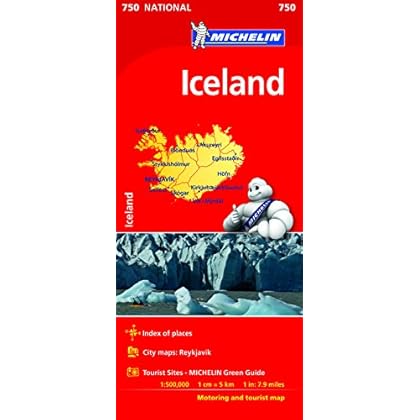 Mapa National Iceland (Mapas National Michelin) Mapa National Iceland (Mapas National Michelin)