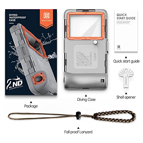 Waterproof Smartphone Case IPX8 Waterproof Phone Pouch Compatible with iPhone 17 Air 17 Pro 17 Pro Max 16e 15 16 Plus 15 16 Pro 15 16 Pro Max Samsung S25 S24 S23