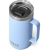 YETI Rambler 24 oz Mug, Vacuum Insulated, Stainless Steel with MagSlider Lid