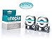 2-PACK of Utopia Compostable Biodegradable Shell Eco-Friendly Alternative Label Tape Refill Cartridge for Epson LabelWorks LW-300 LW-400 LW-500 LW-600 LC-4WBN9 (Black on White)